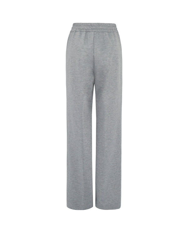 Gray stretch trousers