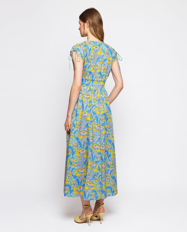 Liberty floral print midi dress by MIRTO