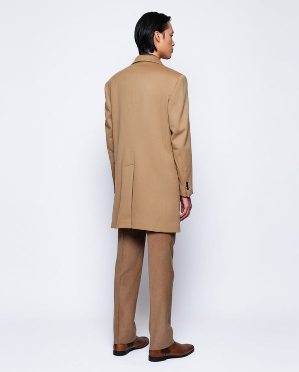 Camel pure wool city-coat