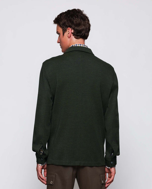 Green Merino Wool Teba jacket