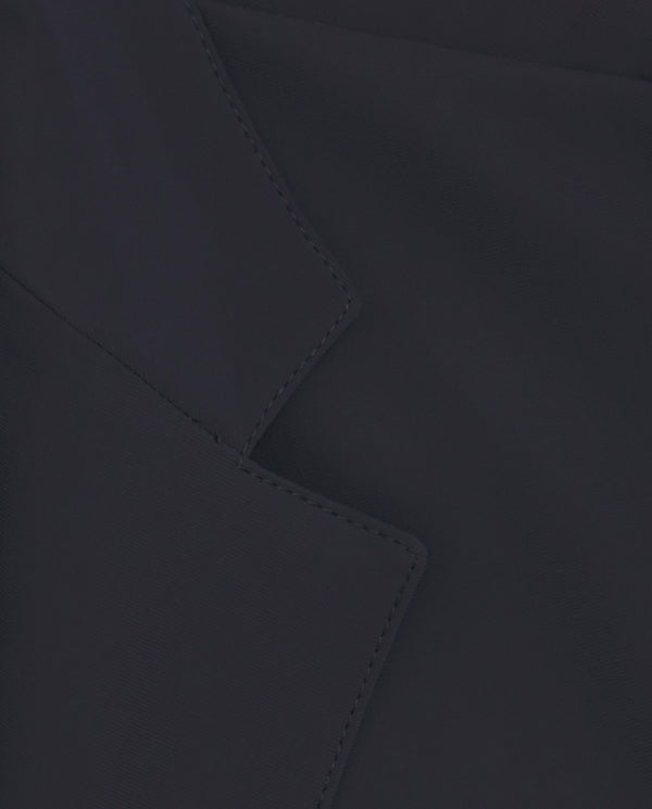 Navy blue technical fabric jacket by MIRTO