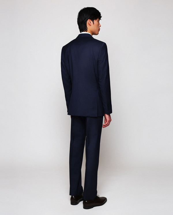 Navy blue suit