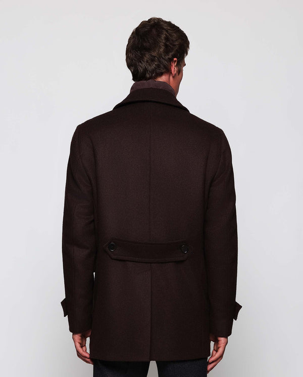 Brown Wool blend coat