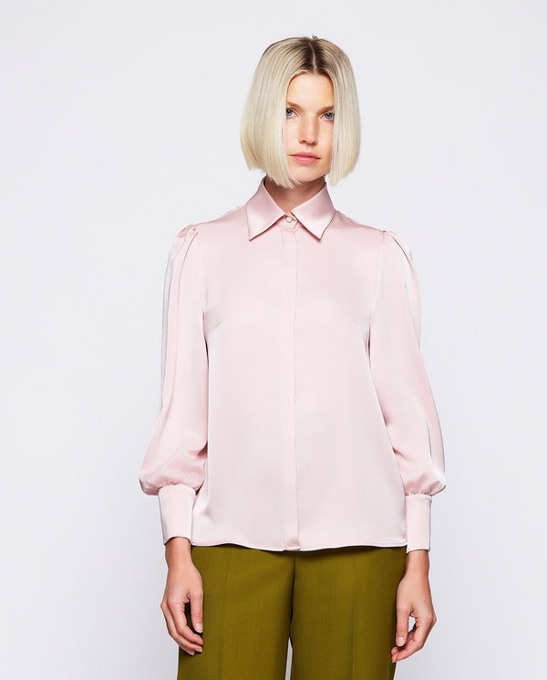 Pink fluid blouse by MIRTO