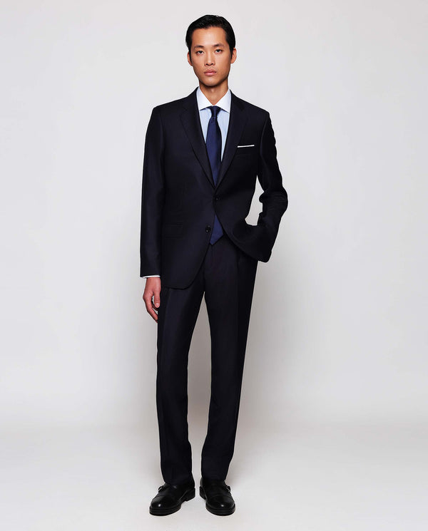 Navy blue Wool & Silk blend suit