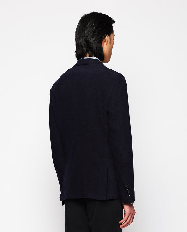 Navy blue jumper jacket by MIRTO