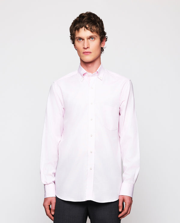 Pink cotton casual shirt