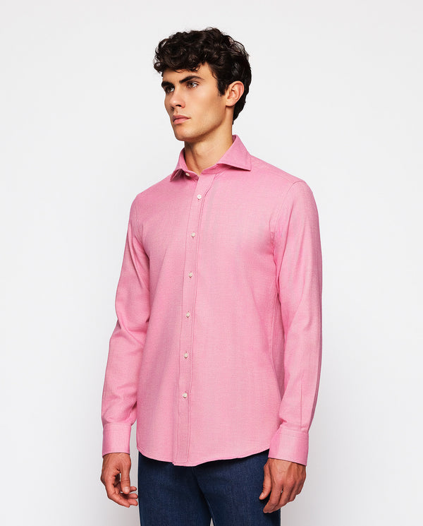 Pink flannel casual shirt