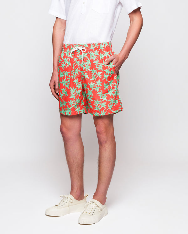 Flower print swim shorts