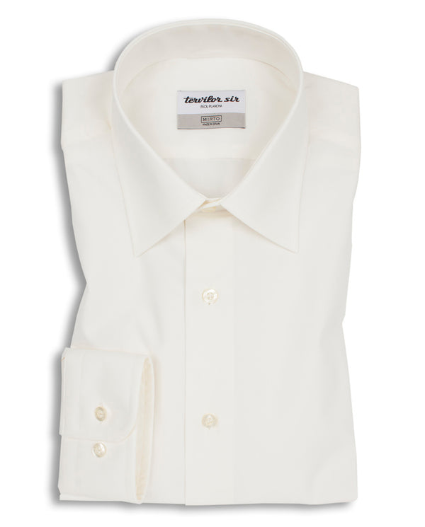 CREAM CLASSIC COLLAR TERVILOR SIR EXTRA SHORT by M