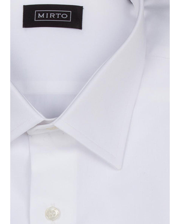 WHITE CLASSIC COLLAR DRESS SHIRT (BIG&TALL) by MIR