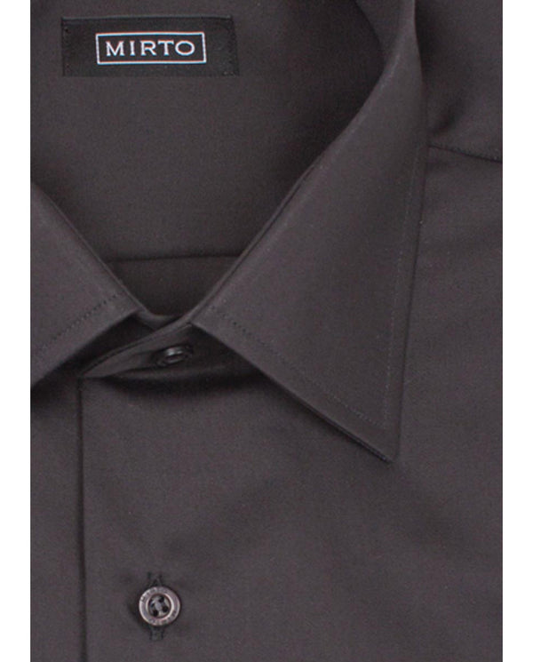 BLACK CLASSIC COLLAR DRESS SHIRT (BIG&TALL) by MIR