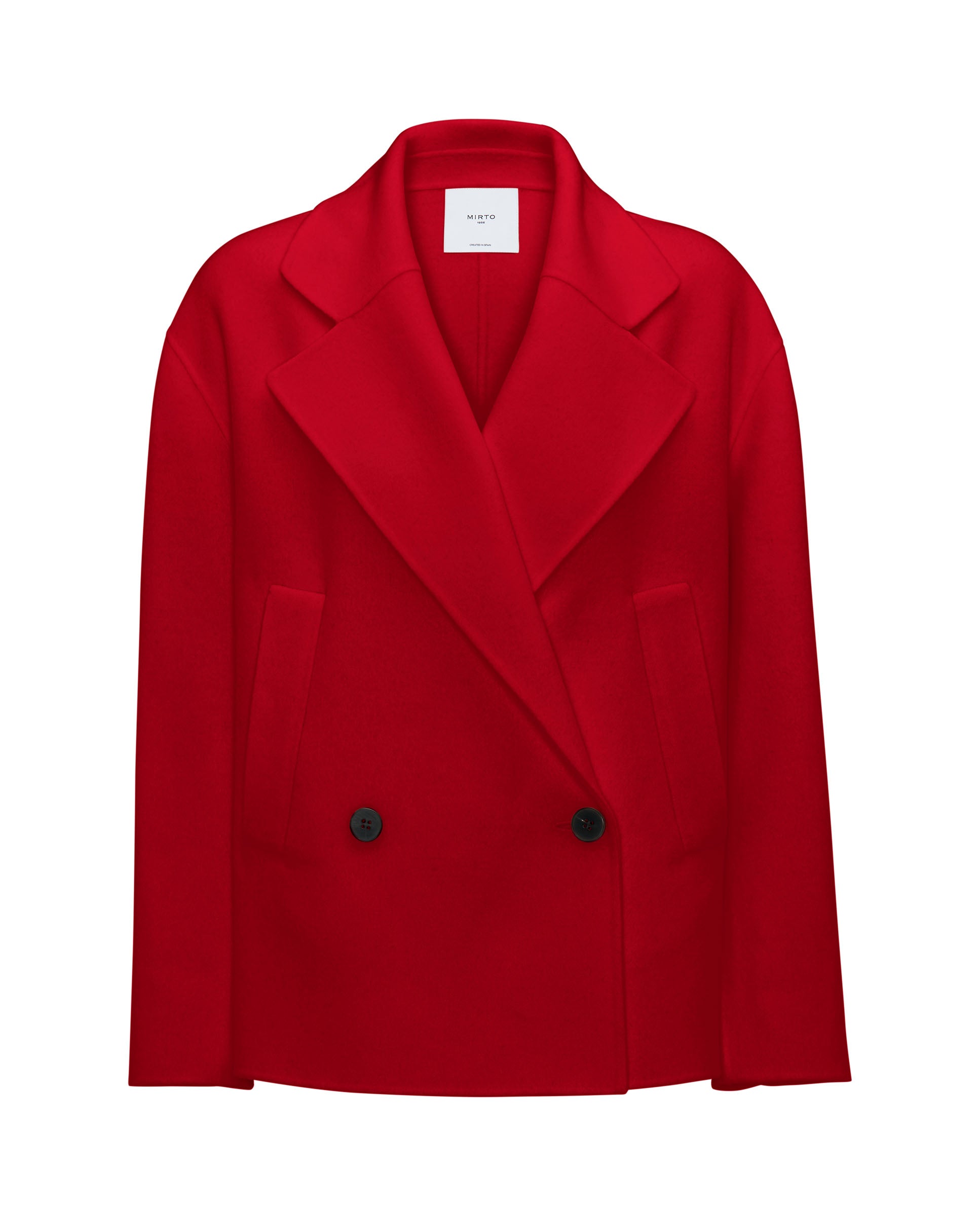 Red double-sided jacket by MIRTO