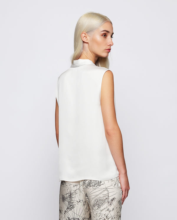 White fluid top by MIRTO