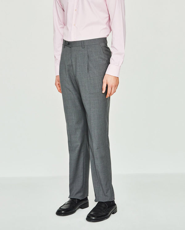 Medium gray dress trousers