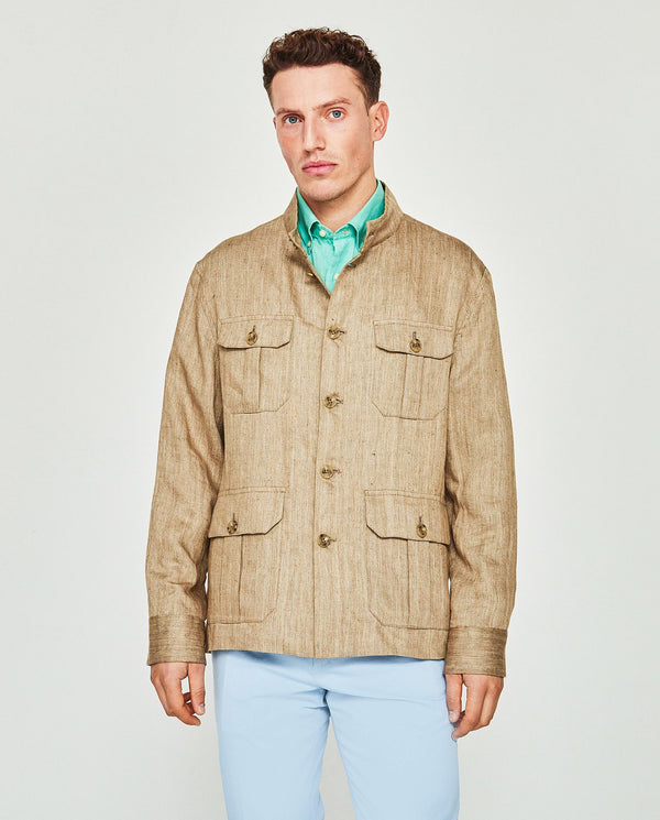 Beige safari jacket by MIRTO