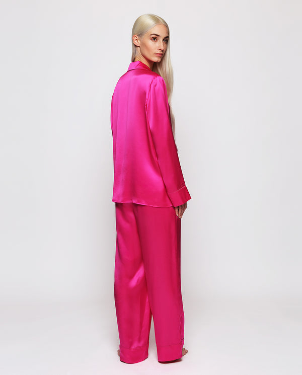 Pijama de seda rosa by MIRTO