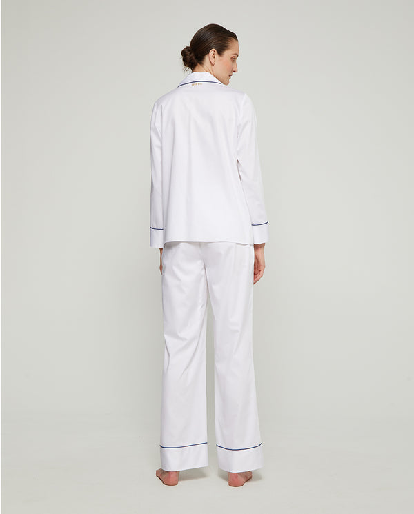 White cotton pajamas