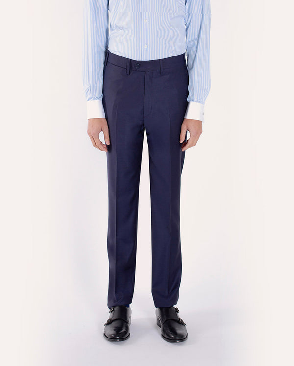 CLASSIC-FIT WOOL TROUSERS by MIRTO