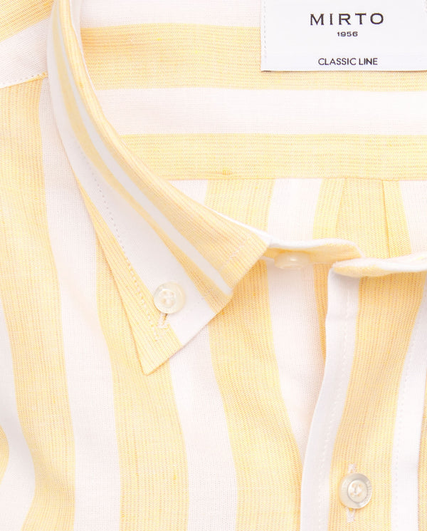 Cotton & linen casual shirt by MIRTO