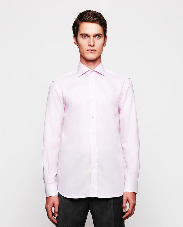 Pink cotton dress shirt by MIRTO