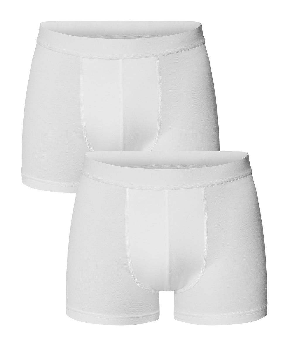 Boxer brief micro modal white 2-pack by MIRTO – 90227-0001