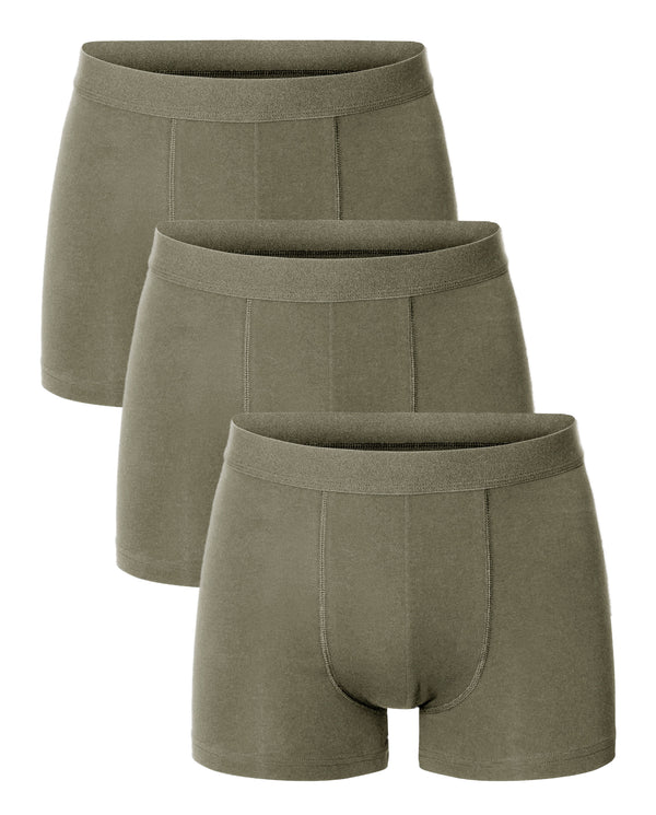 BOXER BRIEF army green 3-PACK by Bread&Boxers