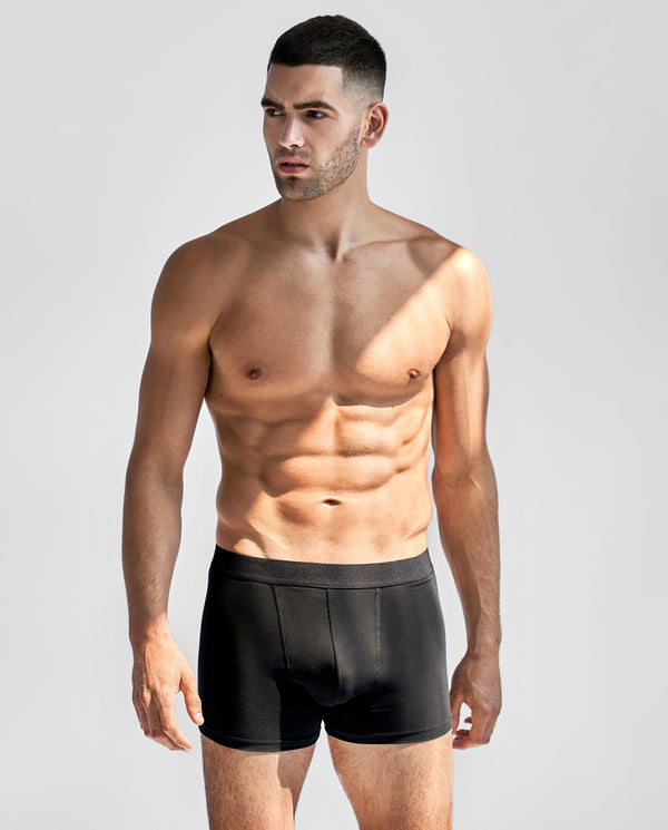 VYTERO Men's Underwear, 3 Pack Cotton Boxer Briefs (Black, Medium) :  : Clothing, Shoes & Accessories