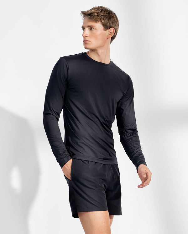 Long Sleeve active black by Bread&Boxers
