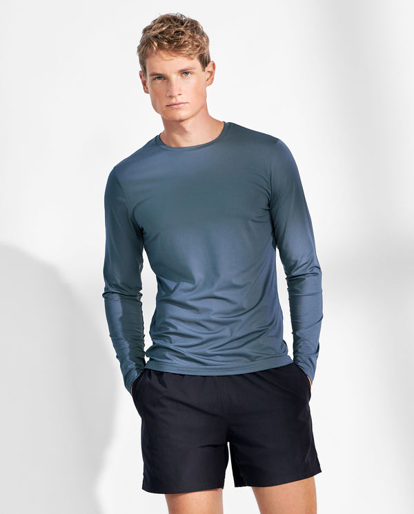 Long Sleeve active blue by Bread&Boxers